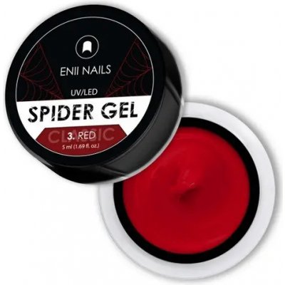 ENII NAILS - Classic Spider Gel - 3. Red, 5ml
