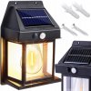 SOLÁRNA ZÁHRADNÁ LAMPA S FASÁDNOU NÁSTENNOU LAMPOU 1V LED S SENZOROM