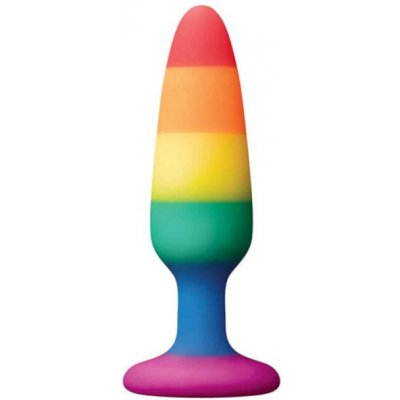 NS Novelties Pleasure Plug Rainbow Small