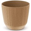 PROSPERPLAST Kvetináč RYFO WOOD naturo Veľkosť: 14,6 cm