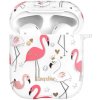 Kingxbar číry obal s kamienkami pre AirPods 1 / 2 – farebné plameniaky - možnosť vrátiť tovar ZADARMO do 30tich dní