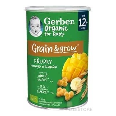 Gerber Organic CHRUMKY Kukurično-ovsené s mangom a banánom 1x35 g