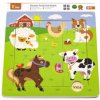 Viga puzzle 9 dílků domácí zvířátka