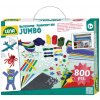 Lena Kreativní kufřík Jumbo modrý 800 ks