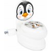 mamido Interaktívny nočník pinguin, biely, pre deti