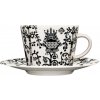 Iittala Šálka s podšálkou Taika 0,3l, čierna