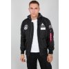 Alpha Industries MA-1 TT Hood NASA bunda pánska black čierna