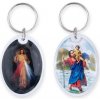 Kľúčenka: Božie milosrdenstvo, svätý Krištof - plastová - KC299JUT