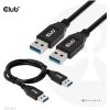 Club3D Kabel USB 3.2 Gen2 Typ-A, 3A M/M, 50 cm