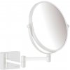 Hansgrohe AddStoris, kozmetické zrkadlo Ø188 mm, biela matná, HAN-41791700