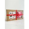 VFstyle vianočná darčeková sada 2 ks nahrievacích vankúšikov Gingerbread + Snowflakes