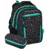 Bagmaster PORTO 24 A školský set - čierno-tyrkysový