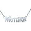 Silvego Strieborná retiazka s menom Monika JJJCC1812