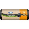 Vrecia na odpad Swirl, extra pevné, zaťahovacie, čierne, 70 l, 8 ks