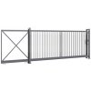 EKOfence Posuvná samonosná brána INDUSTRY ZnPVC 4000x1500mm, antracit, P/Ľ 14159
