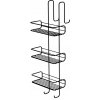 CHROM LINE drôtená sprchová polička 240x680x220 mm, čierna matná