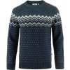 FJÄLLRÄVEN Övik Knit Sweater M Dark Navy-Mountain Blue - L