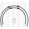 Venhill CROSSOVER-predok-sada Venhill POWERHOSEPLUS HON-6046F-BK (2 hadice v sade) čierna hadica,chrómové koncovky