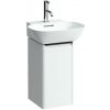 Laufen Spodná skrinka pod umývadlo 27,7 cm, závesy vpravo, biela lesklá H4030141102611