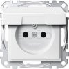 Schneider Electric Merten M-Elegance Zásuvka 230V, IP44, krytka Active White
