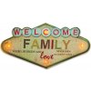 FOREVER LIGHT RETRO METAL SIGN LED dekorácia FAMILY FLR-03 (RTV100463)