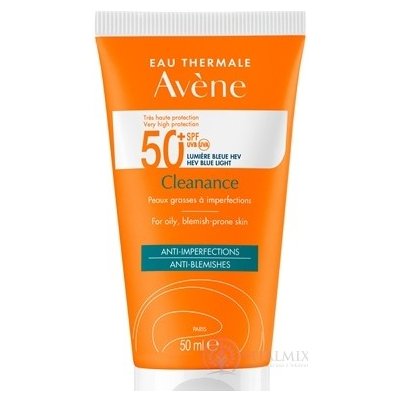 AVENE CLEANANCE SPF50+ ANTI-BLEMISHES slnečná ochrana, citlivá pokožka so sklonom k akné 50 ml