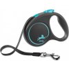 Flexi Black Design páska S 5 m modré (do 15 kg)