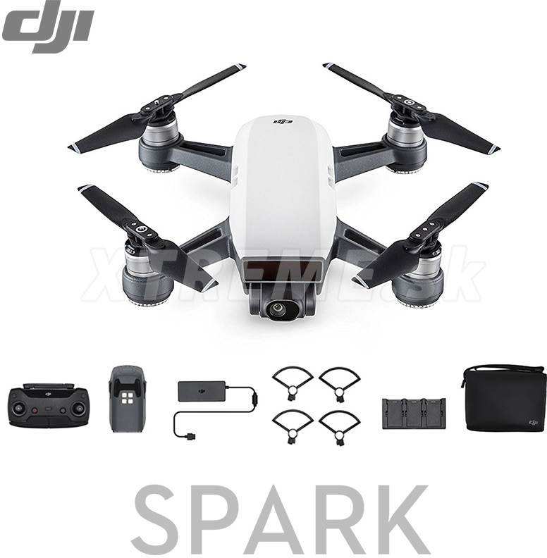 DJI Spark Fly More Combo - Alpine White - DJIS0200C od 645,76 € - Heureka.sk