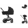 Cybex Platinum CYBEX e-Priam Travel Set + Cloud T i-Size sepia black 2024 matt black