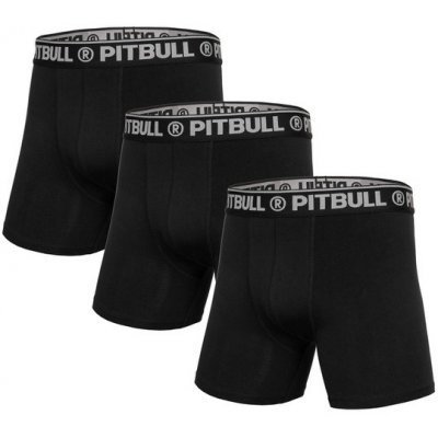 PitBull West Coast boxerky 3 ks v balení black