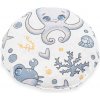 Hrejúci a chladiaci vankúšik Termofor s višňovými peckami New Baby BASIC blue