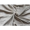 Mikroplyšová plachta napínacia svetlá sivá 180x200cm TiaHome