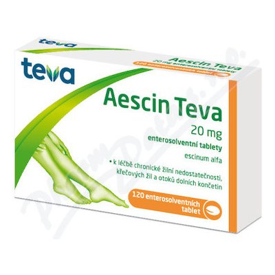 AESCIN Teva 20 mg 120 tabliet