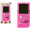 mamido Elektronická hra Tetris Brick Game ružová