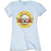 Guns N’ Roses tričko Classic Bullet Logo Modrá XXL