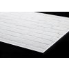 DIMEX | Plexisklo za kuchynskú linku PGT-18060-302 | 180 x 60 cm Biele tehly + Plexisklo za kuchynskú linku DIMEX v rozmere 180 x 60 cm, Biele tehly + Lepidlo zadarmo