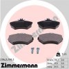ZIMMERMANN Sada brzdových platničiek kotúčovej brzdy 21945.195.1