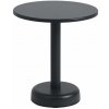Muuto Stolík Linear Steel Coffee Table Ø42, black