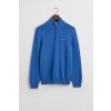 SVETER GANT CASUAL COTTON HALF ZIP RICH BLUE