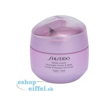 Shiseido White Lucent Overnight Cream & Mask nočný hydratačný krém a maska proti pigmentovým škvrnám 75 ml