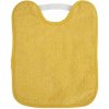 Saro Baby Nepriepustný froté podbradník Mustard
