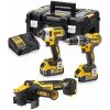 Sada kombo 3x5,0 Ah, 2 kufre TStak DeWalt [DCK368P3T-QW]