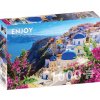 ENJOY Santorini s květinami Řecko 1000 dielov