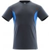 Tričko MASCOT krátky rukáv ACCELERATE Tmavo modrá/azúrová (Pohodlné tričko MASCOT 100% bavlna)