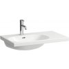 Laufen Lua - Umývadlo nábytkové 75x46 cm, s prepadom, otvor na batériu, LCC, biela H8170864001041