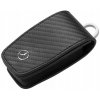PUZDRO NA KĽÚČ MERCEDES-BENZ, KOŽENÉ, CARBON