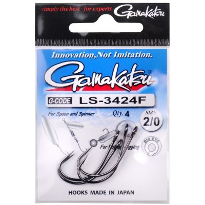 Gamakatsu LS-3424F New Label Hooks Black veľ.6 10ks