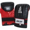 Box rukavice pytlovky SULOV, kožené, černo-červené