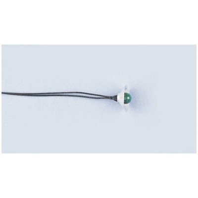 Graupner Žárovičky 4mm s kabelem zelené 10 ks 353.3G