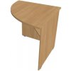 Doplnkový stôl Gate, 80x75,5x80 cm, dub/dub